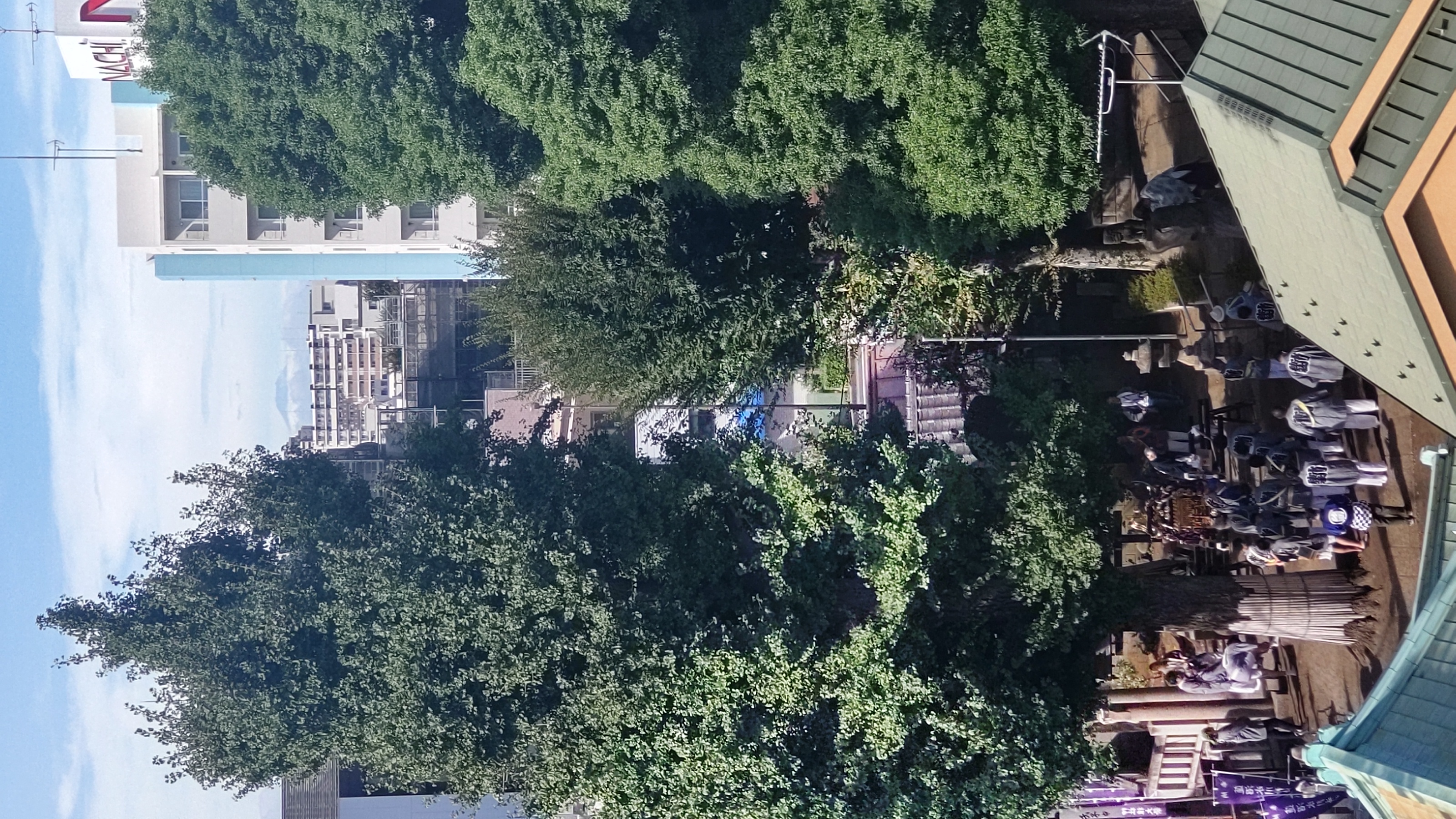 氷川神社秋季大祭の朝