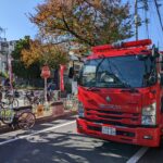 ①消防車も登場