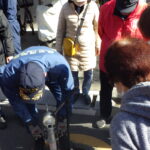 ⑥スタンドパイプ。みなさん興味深々