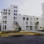 ⑨1号館は解体され、現在は憩いの場となっている