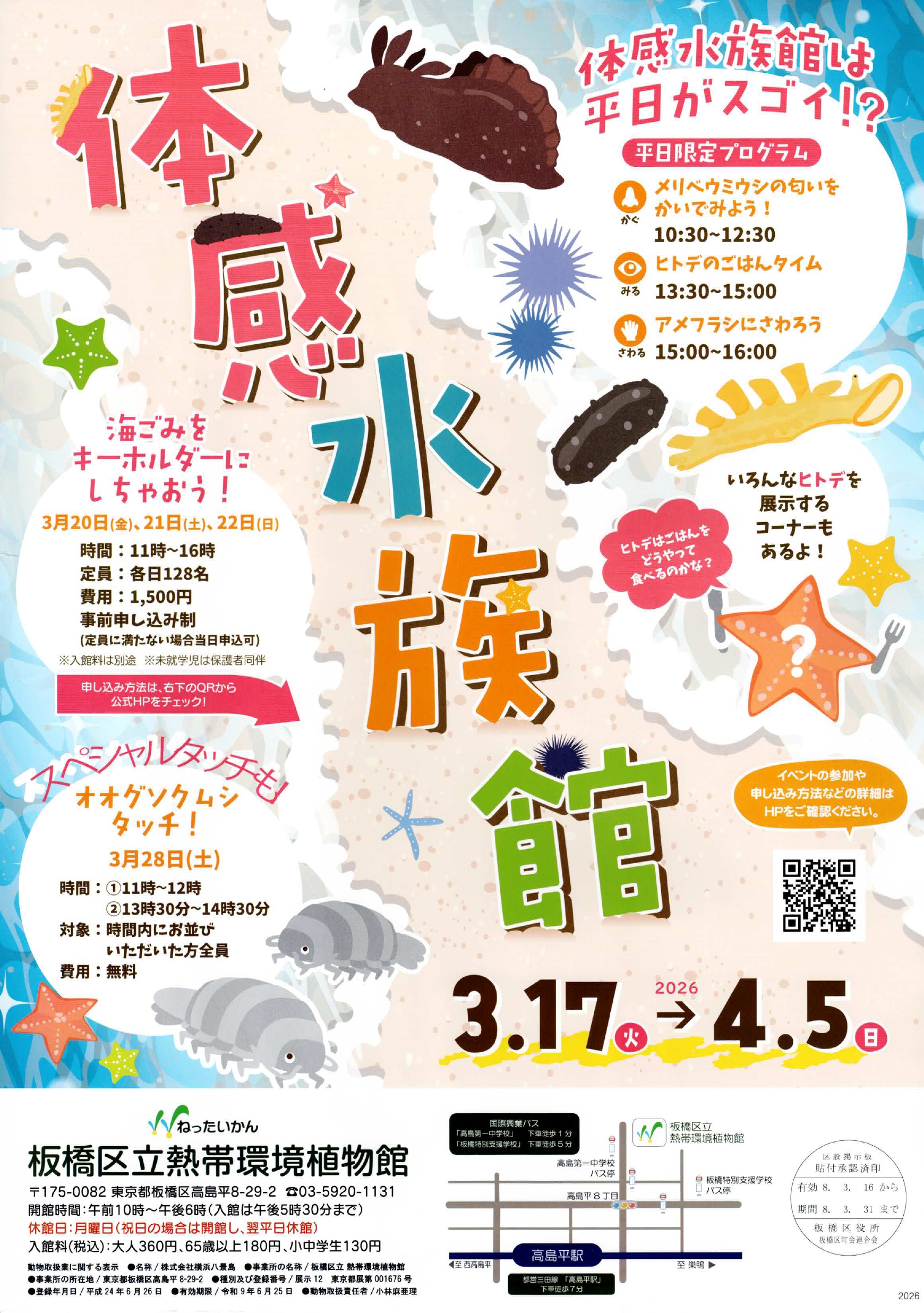 （掲示板）体感水族館