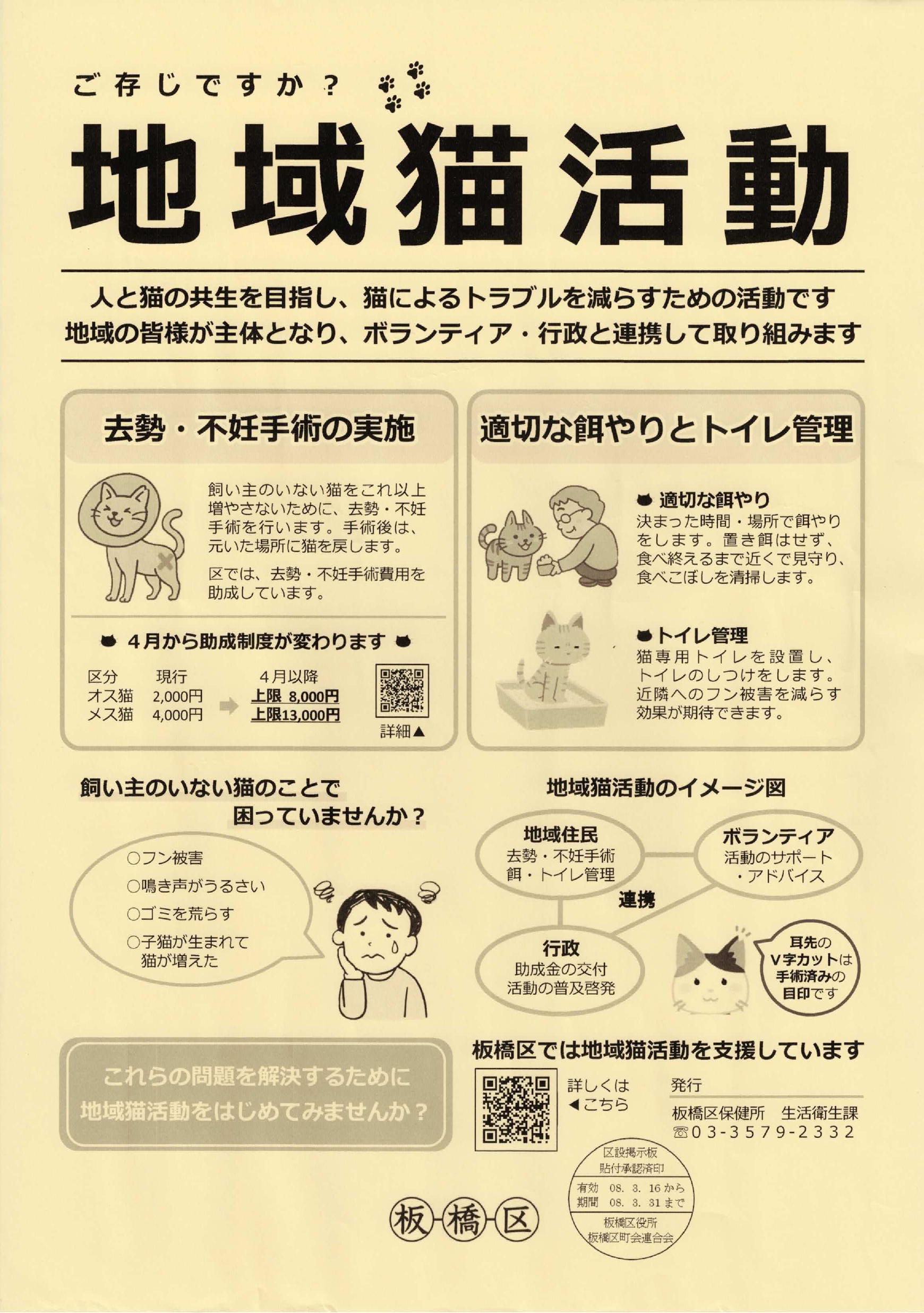（掲示板）地域猫活動